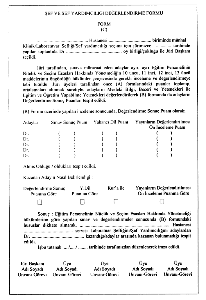 Resmî metindeki şekil veya cetvel
