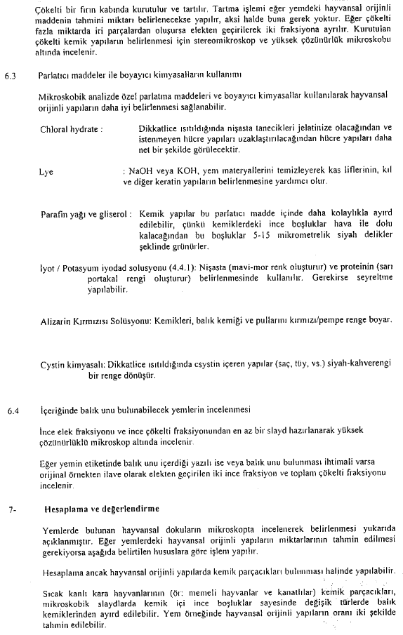 Resmî metindeki şekil veya cetvel
