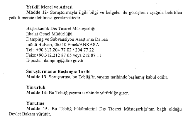 Resmî metindeki şekil veya cetvel
