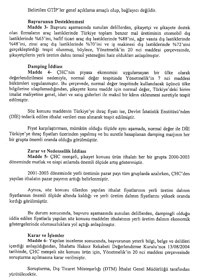 Resmî metindeki şekil veya cetvel