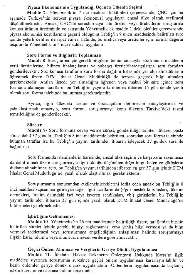 Resmî metindeki şekil veya cetvel