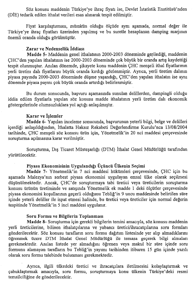 Resmî metindeki şekil veya cetvel