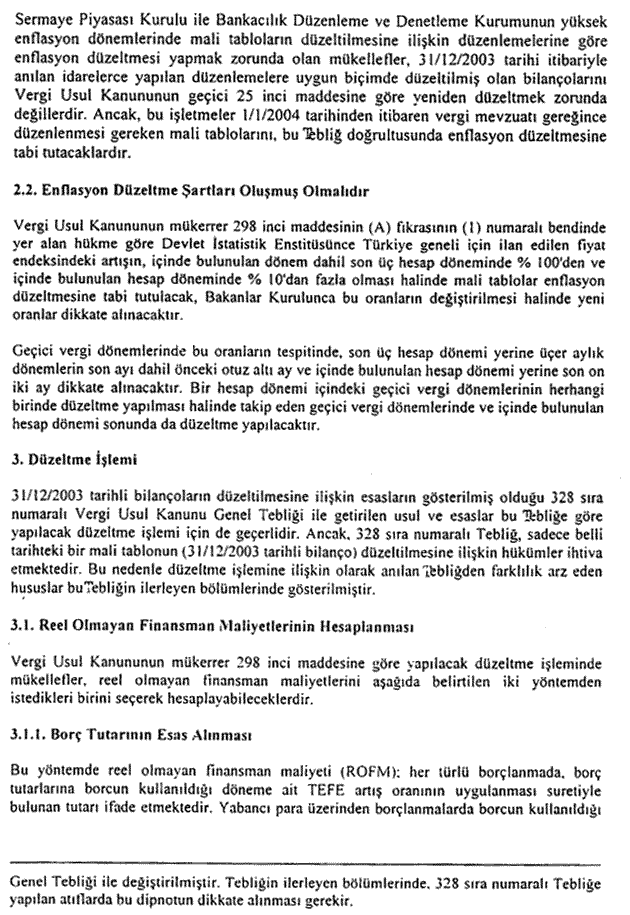 Resmî metindeki şekil veya cetvel