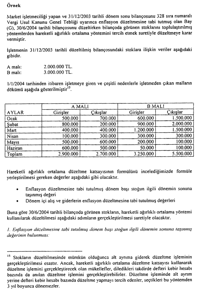 Resmî metindeki şekil veya cetvel