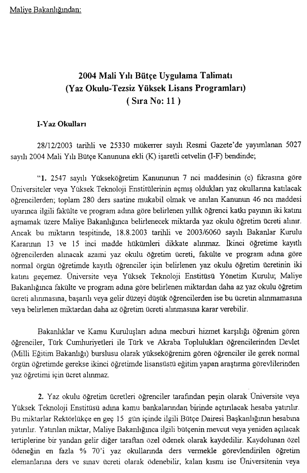 Resmî metindeki şekil veya cetvel