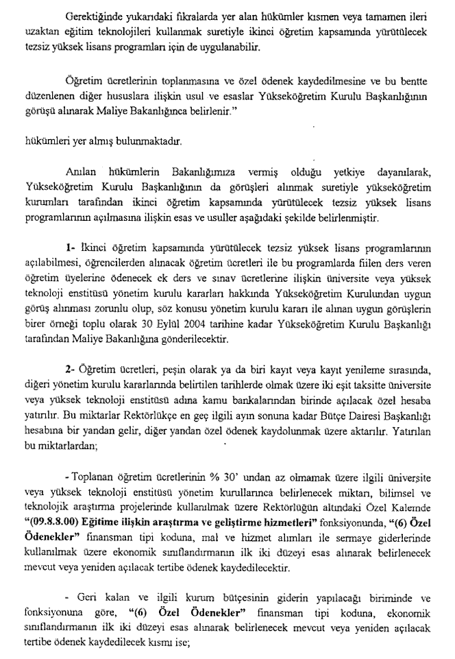 Resmî metindeki şekil veya cetvel