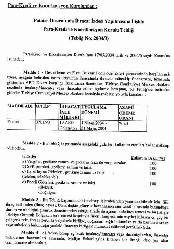 Resmî metindeki şekil veya cetvel