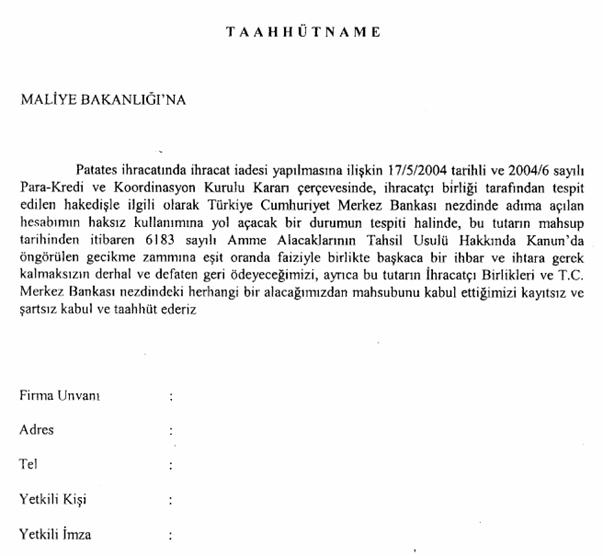 Resmî metindeki şekil veya cetvel