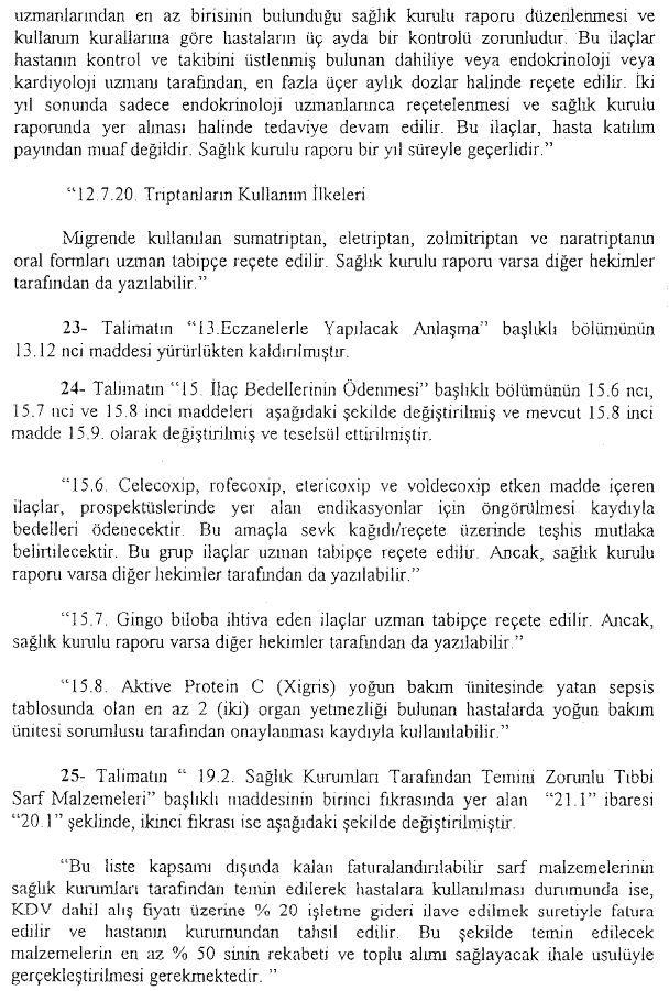 Resmî metindeki şekil veya cetvel
