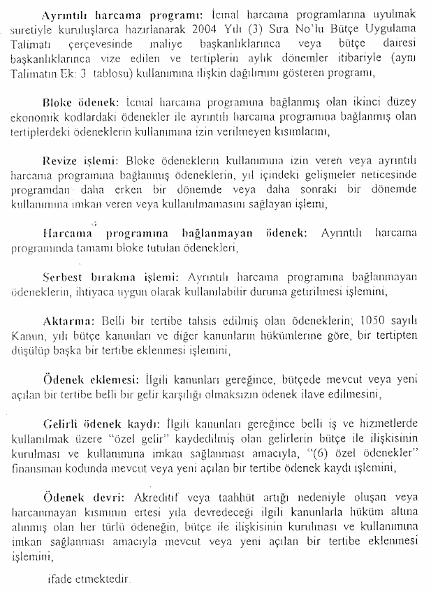 Resmî metindeki şekil veya cetvel