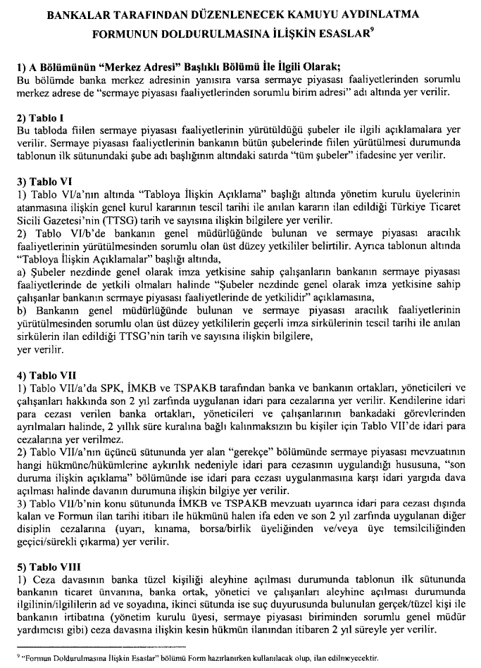 Resmî metindeki şekil veya cetvel