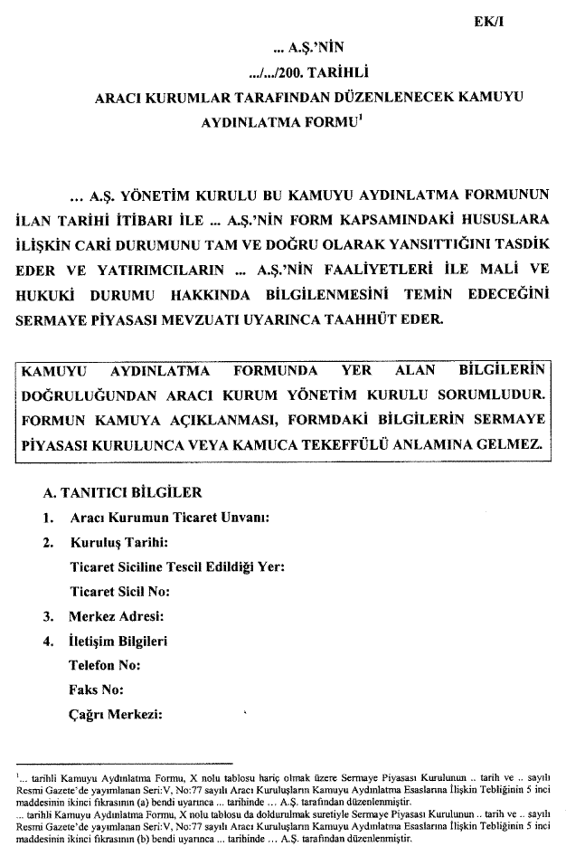 Resmî metindeki şekil veya cetvel