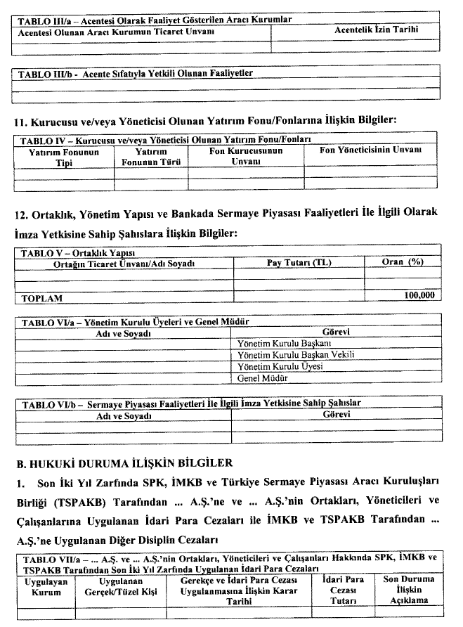 Resmî metindeki şekil veya cetvel