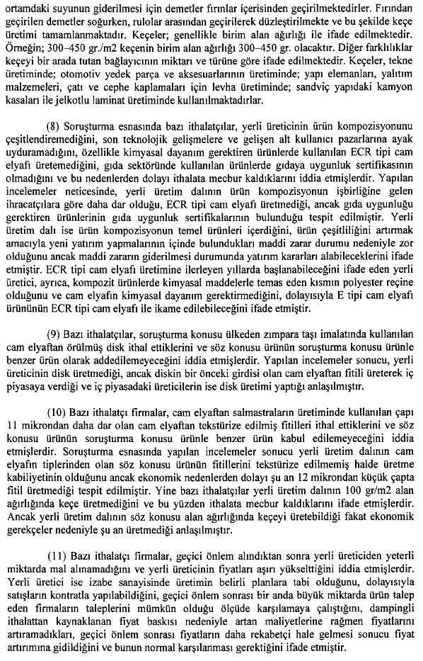 Resmî metindeki şekil veya cetvel