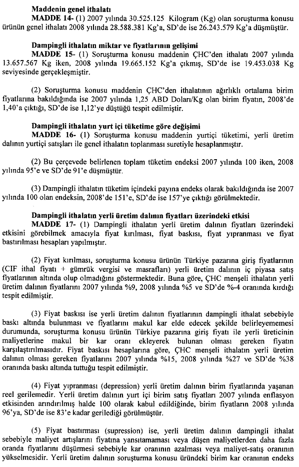 Resmî metindeki şekil veya cetvel
