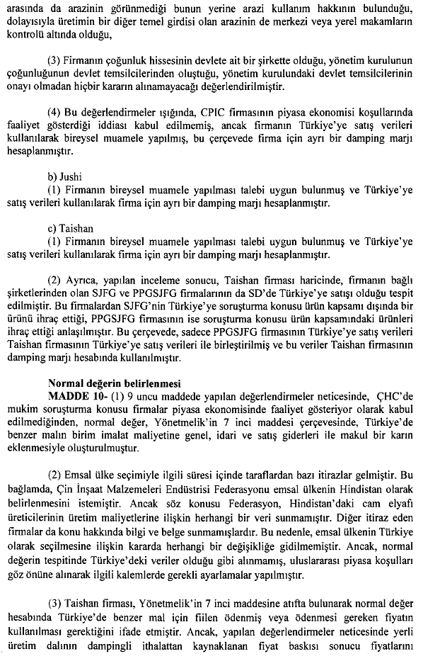 Resmî metindeki şekil veya cetvel