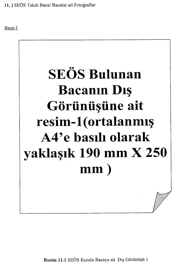 Resmî metindeki şekil veya cetvel