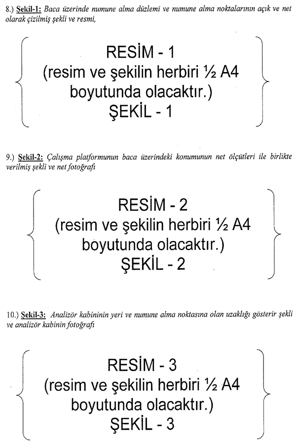 Resmî metindeki şekil veya cetvel