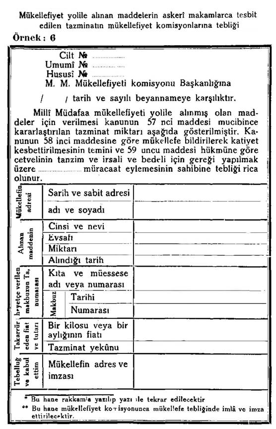 Resmî metindeki şekil veya cetvel