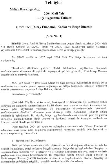 Resmî metindeki şekil veya cetvel