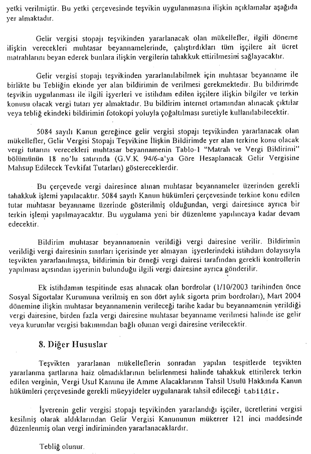 Resmî metindeki şekil veya cetvel