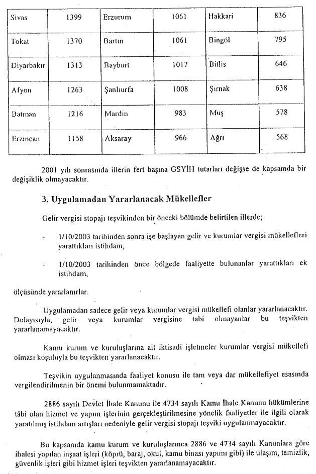 Resmî metindeki şekil veya cetvel