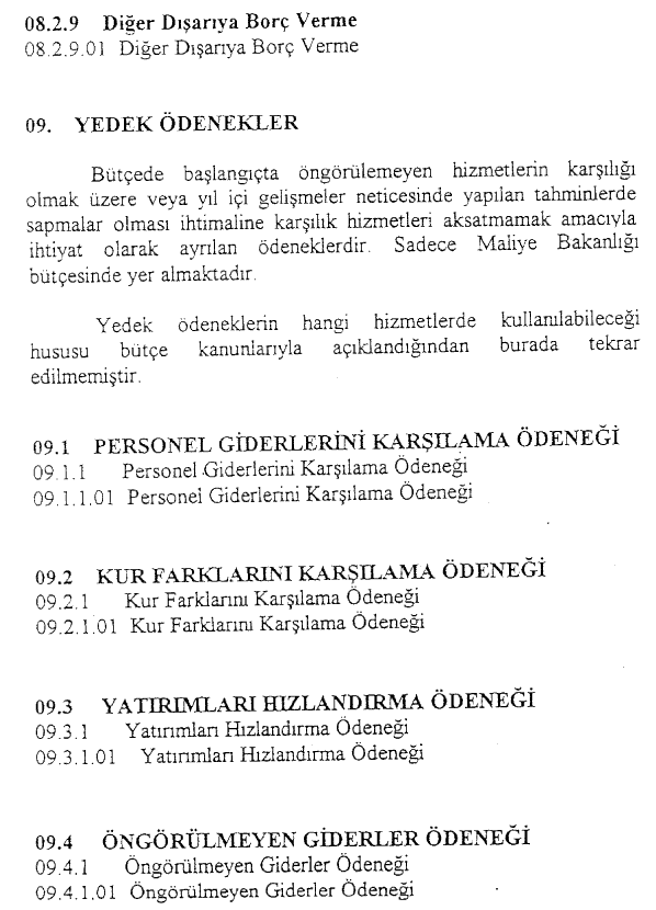 Resmî metindeki şekil veya cetvel