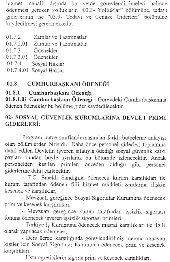 Resmî metindeki şekil veya cetvel