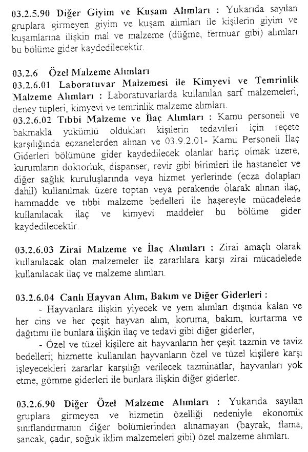 Resmî metindeki şekil veya cetvel