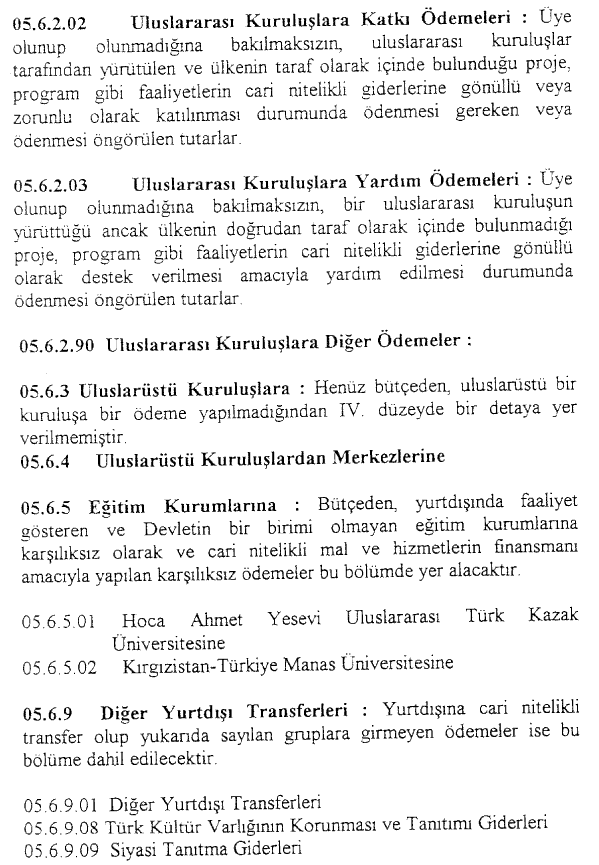 Resmî metindeki şekil veya cetvel