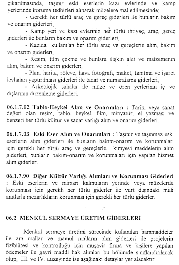 Resmî metindeki şekil veya cetvel