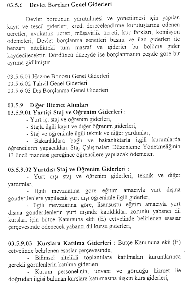 Resmî metindeki şekil veya cetvel