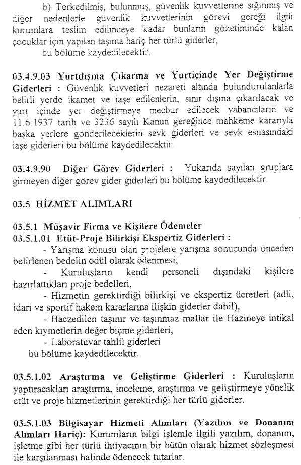 Resmî metindeki şekil veya cetvel