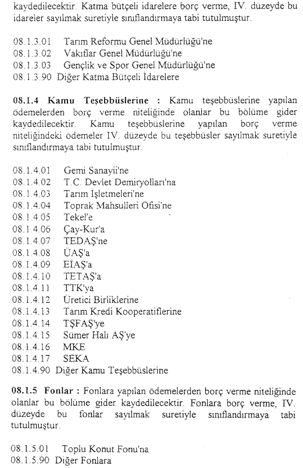 Resmî metindeki şekil veya cetvel