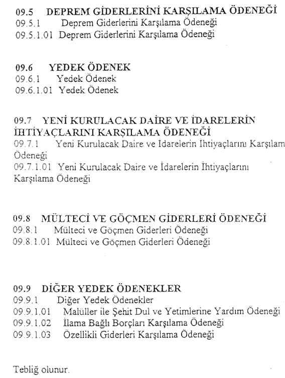 Resmî metindeki şekil veya cetvel