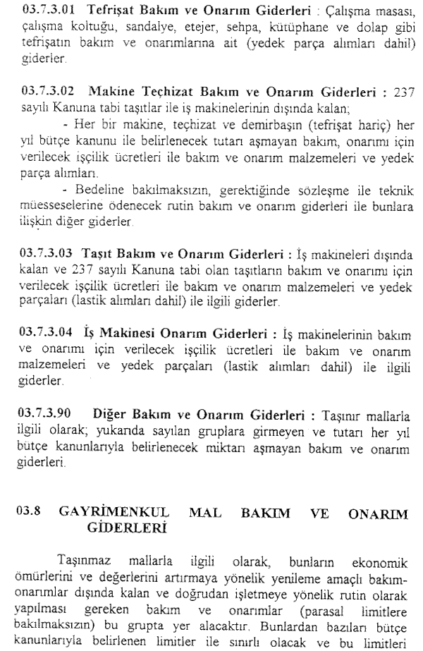 Resmî metindeki şekil veya cetvel