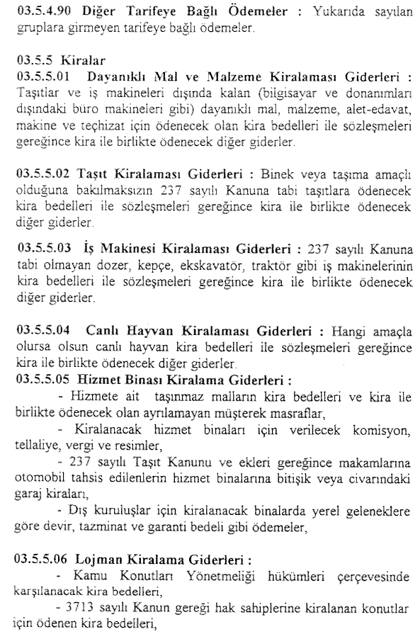 Resmî metindeki şekil veya cetvel