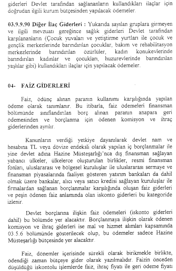 Resmî metindeki şekil veya cetvel