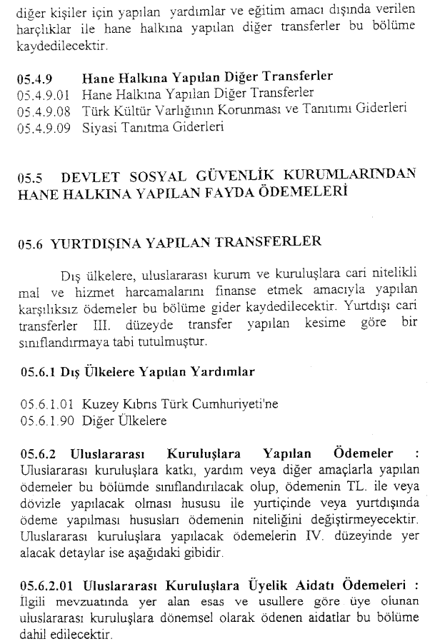 Resmî metindeki şekil veya cetvel