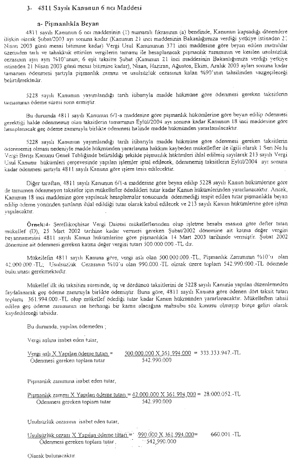 Resmî metindeki şekil veya cetvel