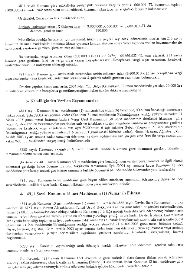 Resmî metindeki şekil veya cetvel