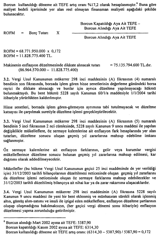 Resmî metindeki şekil veya cetvel