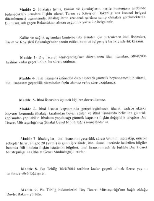 Resmî metindeki şekil veya cetvel