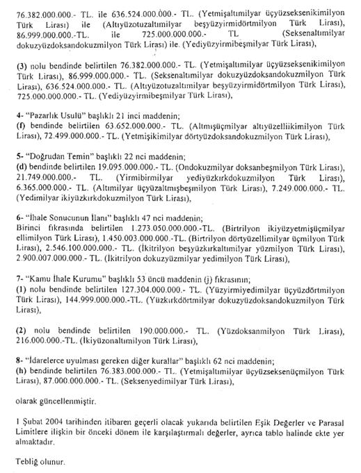 Resmî metindeki şekil veya cetvel