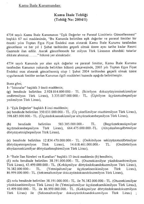 Resmî metindeki şekil veya cetvel