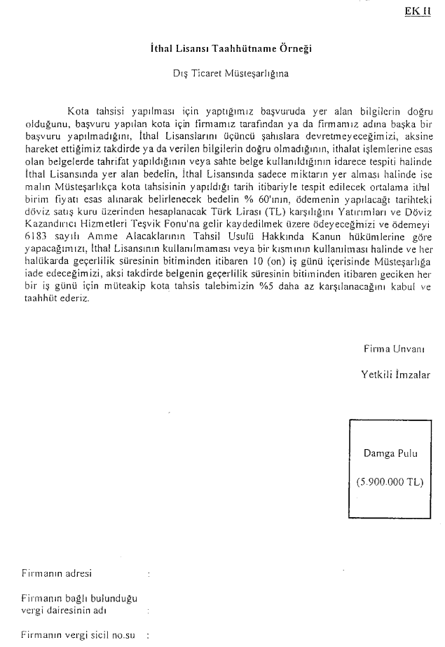 Resmî metindeki şekil veya cetvel