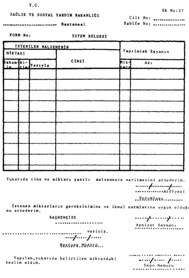 Resmî metindeki şekil veya cetvel