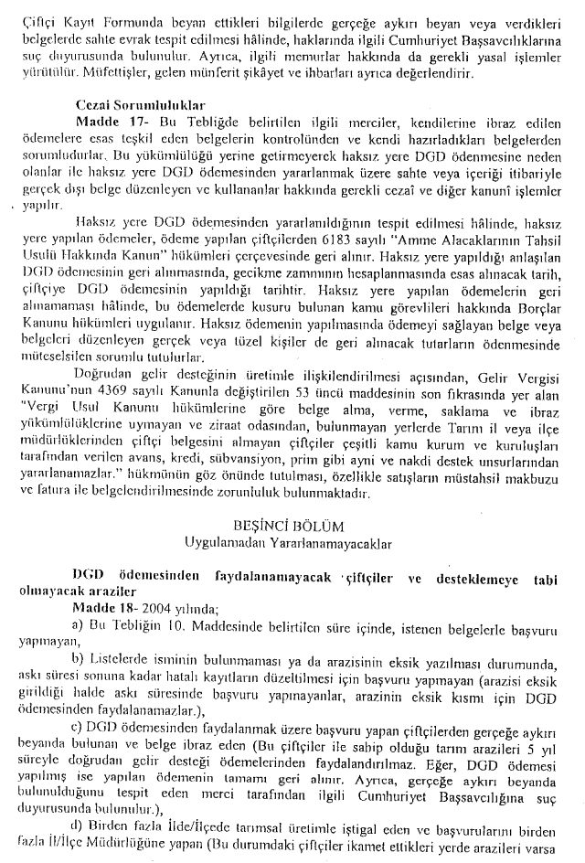 Resmî metindeki şekil veya cetvel