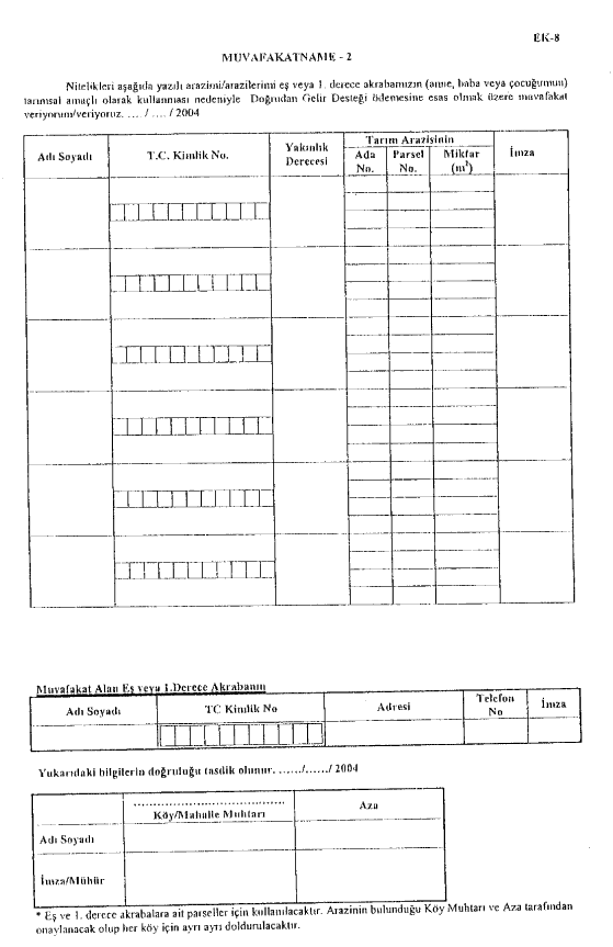 Resmî metindeki şekil veya cetvel