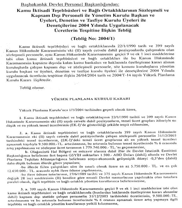 Resmî metindeki şekil veya cetvel